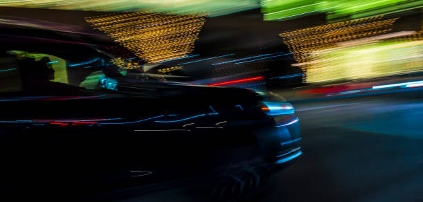 istock CAR IN THE NIGHT  AT TORONTO 1445570210