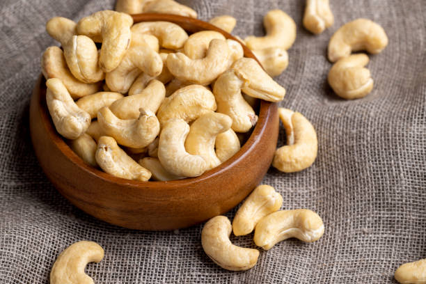 istock scattered pile of cashew nuts 1445576732