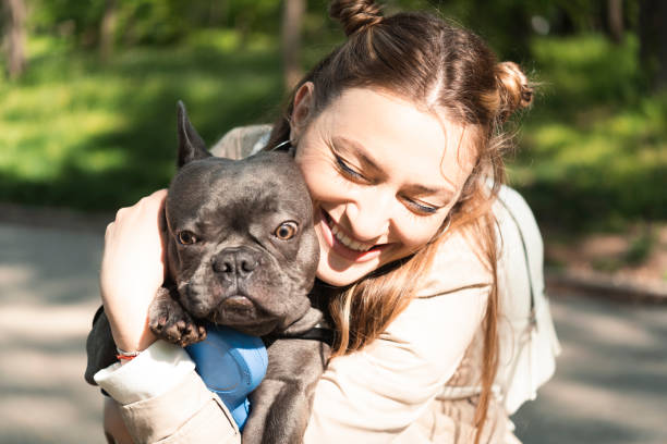 istock Woman with pet 1445578119