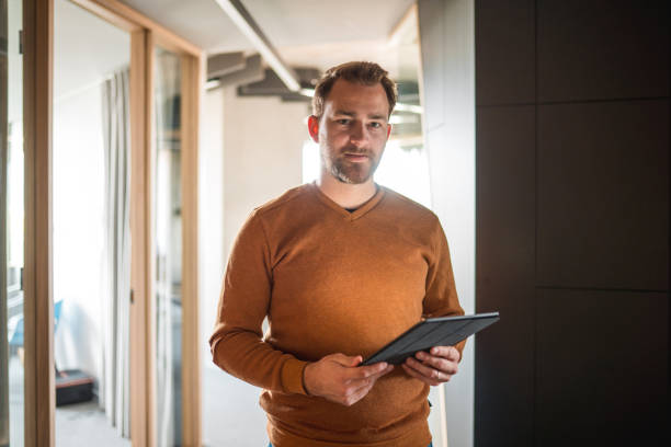 istock Caucasian Entrepreneur And Visionary Leader Using Wireless Technology 1445581238
