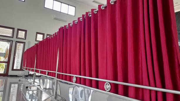 istock room divider with red curtains in the mosque 1445582602