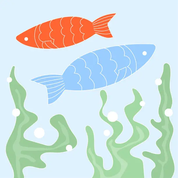 Vector illustration of Fish Design