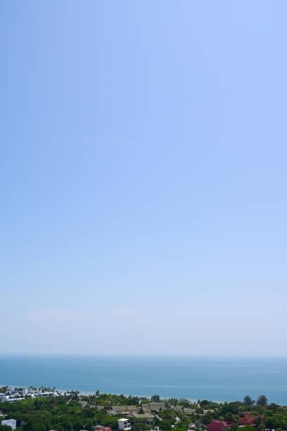 istock beautiful city with sea view and blue sky 1445609280