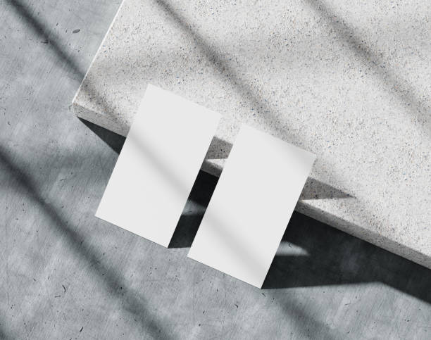 istock Blank white business card 1445617279