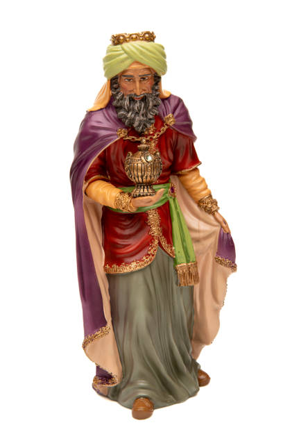 istock Nativity scene figurine of a Wise man (rey mago - reyes magos) 1445620462
