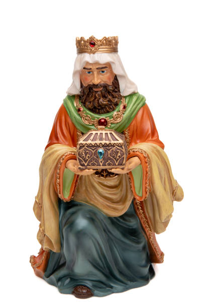 istock Nativity scene figurine of a Wise man (rey mago - reyes magos) 1445620501