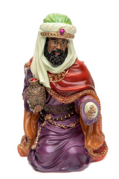 istock Nativity scene figurine of a Wise man (rey mago - reyes magos) 1445620729