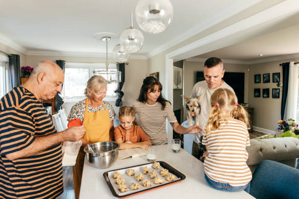 istock Family together in the kitchen 1445621765