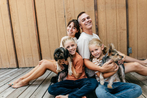 istock Family laughing together 1445621797