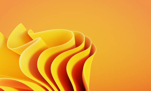 istock 3d render swirl curve wavy backgrounds in trendy and minimal clean design. Abstract silk fabric waves. Modern scene for wallpaper. 1445625595