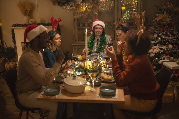 istock New year dinner at home 1445627786