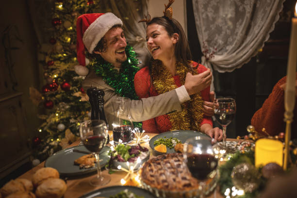 istock Couple celebrating New Year's Eve 1445627865