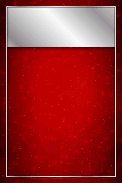 ilustrações de stock, clip art, desenhos animados e ícones de creative silver and maroon red coloured empty blank vertical festive celebrations vector bordered xmas backgrounds partitioned into two parts with a shiny metallic dividing line making a border with shiny glitter shining all over and 3 d border - bordered