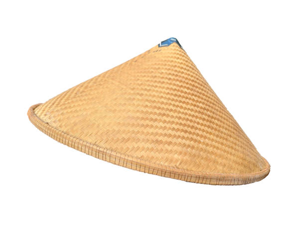 istock Caping hats are hats made of woven bamboo 1445634256