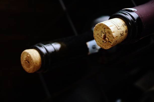 istock Closeup shot of wine corks 1445639764