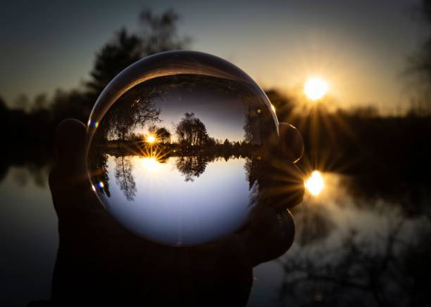 istock Sunset in at the lake 1445642988