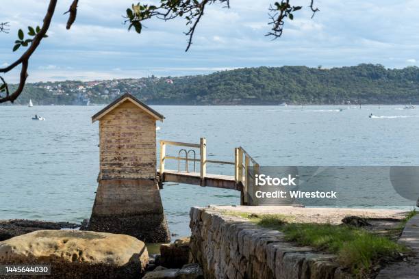 Small Structure On Camp Cove Beach In Watsons Bay New South Wales Australia Stock Photo - Download Image Now