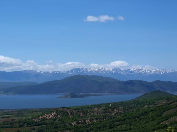 istock Prespa lake as seen from abov 1445646891