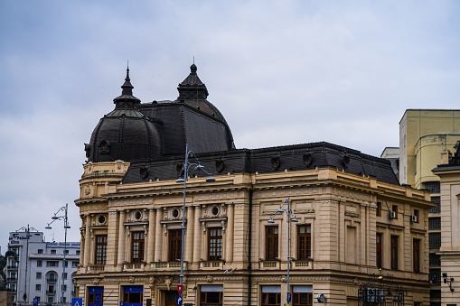 The National Library on Calea Victoriei in Bucharest, Romania