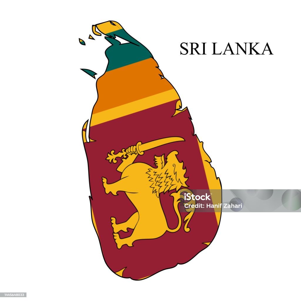 Sri Lanka Map Vector Illustration Global Economy Famous Country South Sri Lanka Map Vector Illustration Global Economy Famous Country South