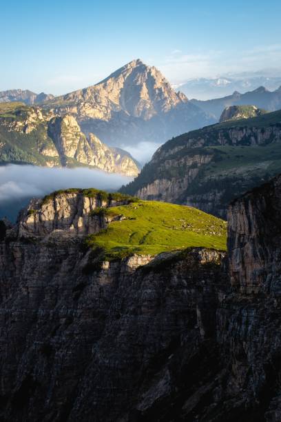 istock An early misty morning in the Italian Dolomit 1445651176