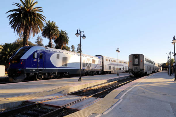 istock train Coast Starlight Train & train Pacific Surfliner Train at San Luis Obispo Train Station 1445652005