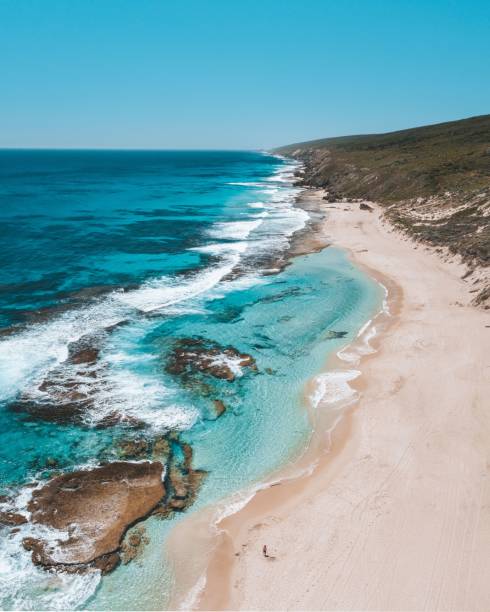 istock Mesmerizing shot of a clear blue ocean on a bright day 1445658215