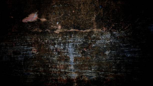 istock Closeup shot of a rusted old broken wall surface 1445658833