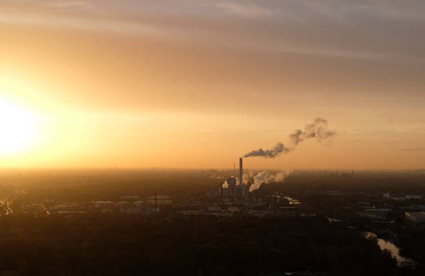 istock Sunset in Germany's Ruhr region 1445676181