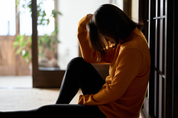 istock Anxious and depressed woman 1445678644