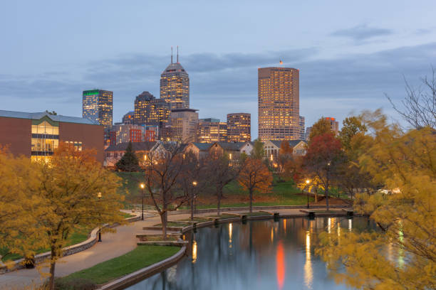 istock Indianapolis, Indiana, USA at Dusk 1445690740