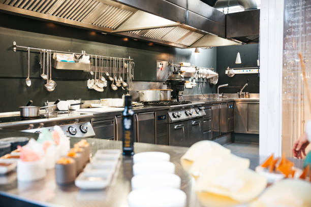 istock Commercial kitchen in a luxury restaurant 1445692472