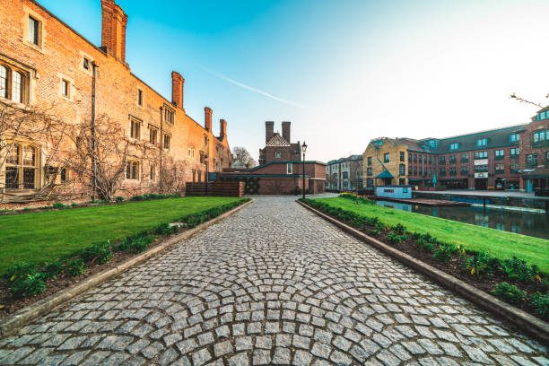 istock Street scene in Cambridge, England 1445703683