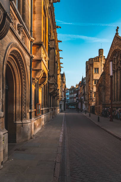 istock Typical Cambridge Street, England 1445704195