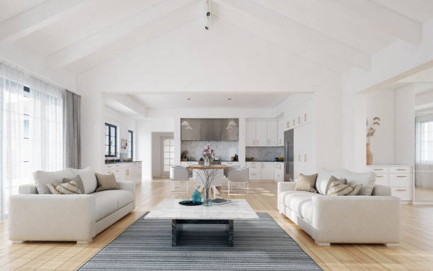 istock Modern Living room interior design 1445708370