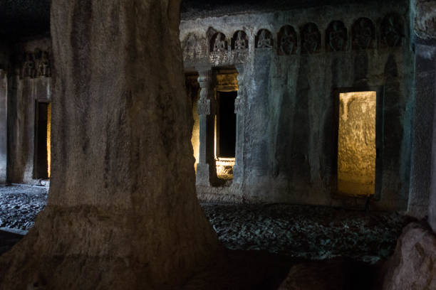 istock Interior of Ajanta caves 1445714001