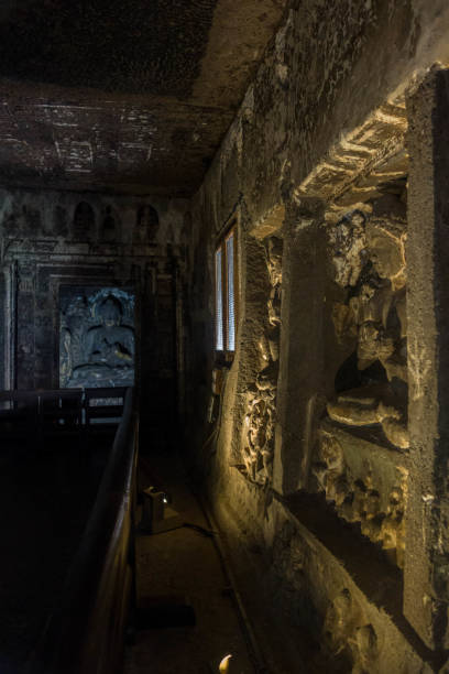 istock Sculptures of ajanta cave 1445714086