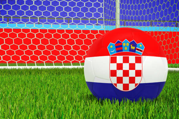 istock Croatia Football in Stadium 1445723656