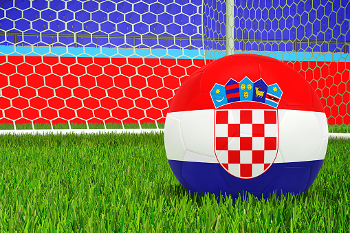 Croatia Football in Stadium