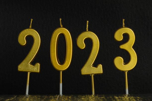 istock Holiday background Happy New Year 2023 1445724547