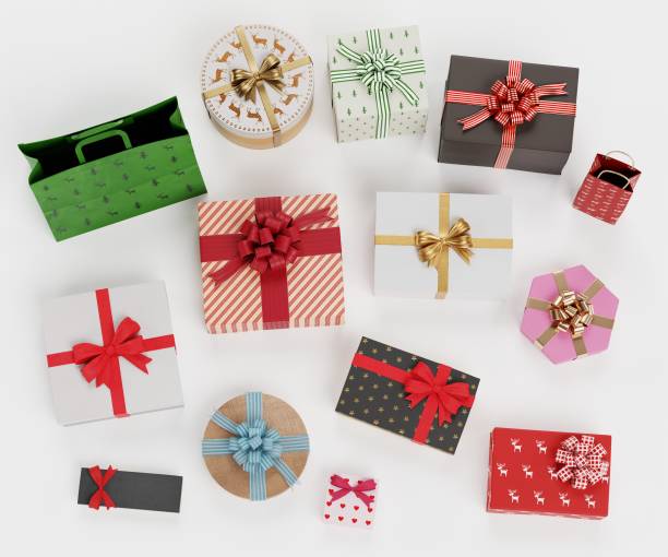 istock Realistic 3D Render of Gifts Collection 1445732129