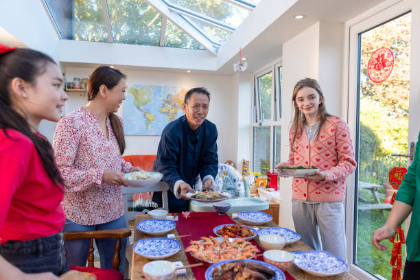 istock Preparing for their Chinese New Year Celebration Family Feast 1445739210