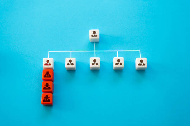 istock Spies on the team. Spy mole. Draining data by an insider. Manipulation and blackmail. Espionage, illegal access through a figurehead. Collaboration with criminals. Bribery, security breach. 1445785197