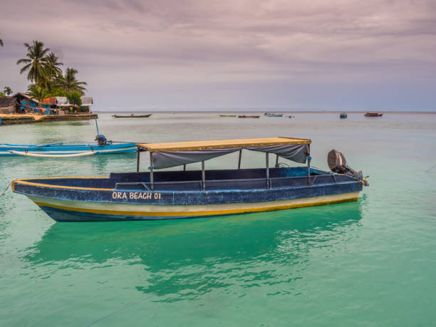 barco en la playa, indonezja - isolde fotografías e imágenes de stock