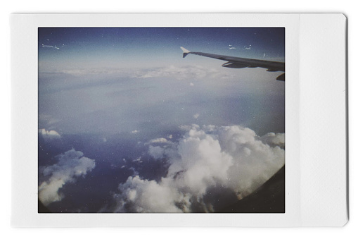 Cloud taken by Polaroid