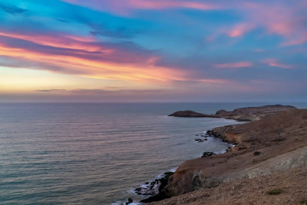 istock Sunset at Cabo de la Vela beach, Guajira. 1445795969