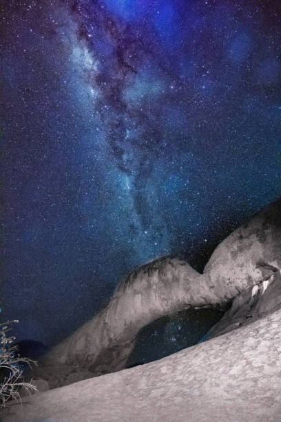 istock Milky way over natural arch 1445797545