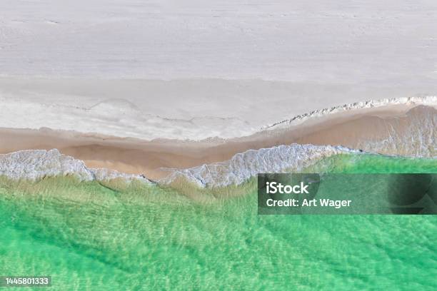 Beach Abstract From Above Stock Photo - Download Image Now - Beach, Pensacola, Florida - US State