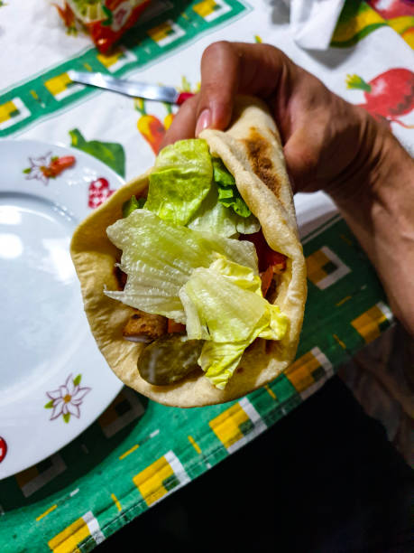 istock homemade kebab in a pan - top view 1445802056