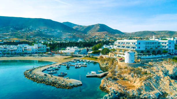 istock Aerial view of Paros island 1445804594